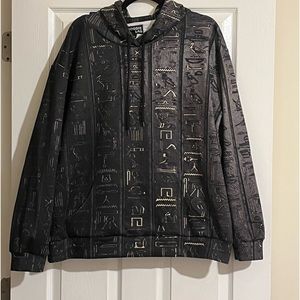 Hoodie Lab, Egyptian pattern Hoodie size 2XL